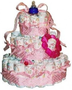 baby-shower-diaper-cake Baby Shower Diaper Cake