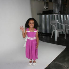 Pink Polka Dot Birthday Dress