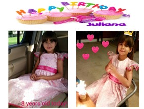 Pink Sparkle Girls Birthday Dress-A Perfect Day for Juliana