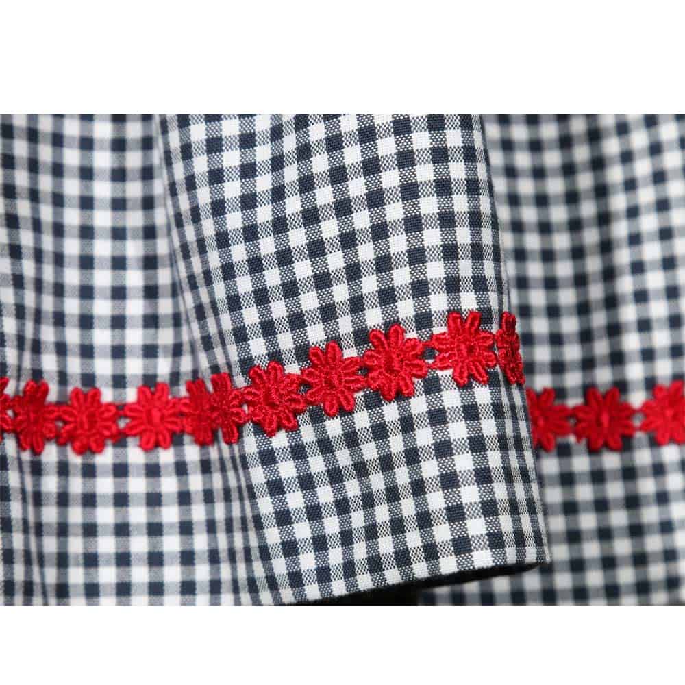 red and white ladybug dress
