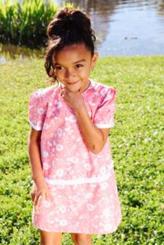floral girl dress by treasure box kids