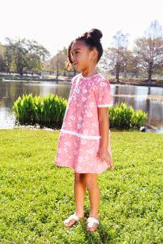 floral girl dress by treasure box kids