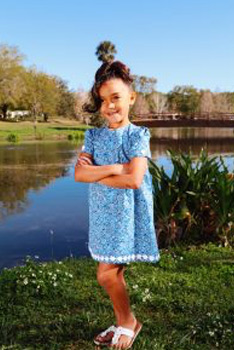 floral girl dress by treasure box kids