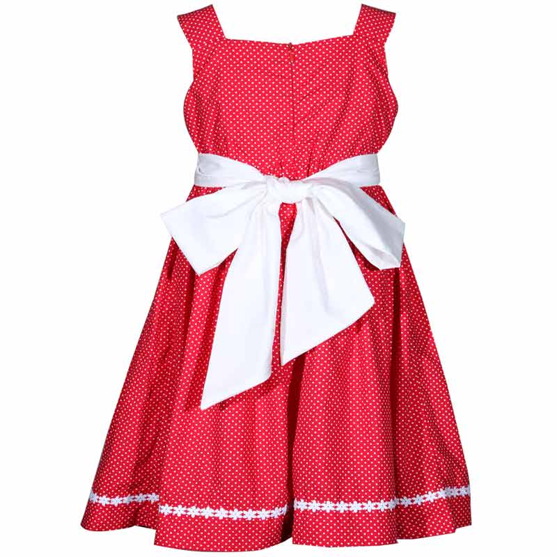 red and white ladybug dress
