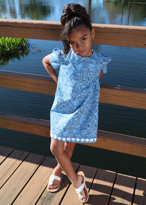 treasure box kids blue dress