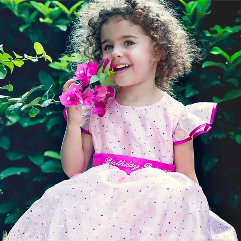 treasure box kids princess birthday dress