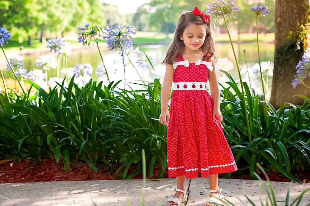 red ladybug dress